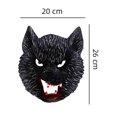 thumbnail image 3 of Runquan Costume de Cosplay Loup d'Halloween Demi-Visage pour Théâtre, 3 of 3