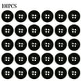 thumbnail image 4 of Maoww 100Pcs Resin Buttons Candy Color 4 Holes Children Handmade Decoration for DIY Sewing Craft, 4 of 9