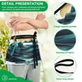 thumbnail image 4 of Yayeee Waist Apron with Pockets for Cooking Waterproof Half Server Aprons, Blue Mountains, 4 of 7