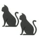 thumbnail image 3 of 2 emblemas de coche, insignia automotriz, pegatina de gato de metal 3D, pegatina para parachoques de coche, decoración, emblema de animal lindo para coches y camiones universales, 3 of 7