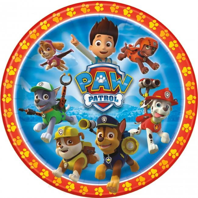 Paw Patrol Plates