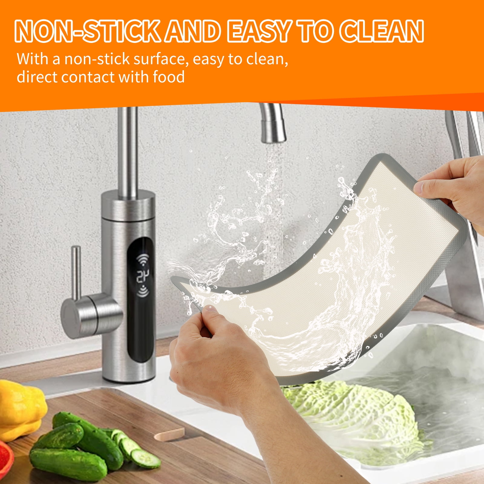 Wekvgz 10Pcs Silicone Mats for Freeze Dryer Reusable Silicone Baking Sheet Non Stick Freeze Dryer Trays Liners Multipurpose Silicone Baking Sheet Liners for Kitchen Baking