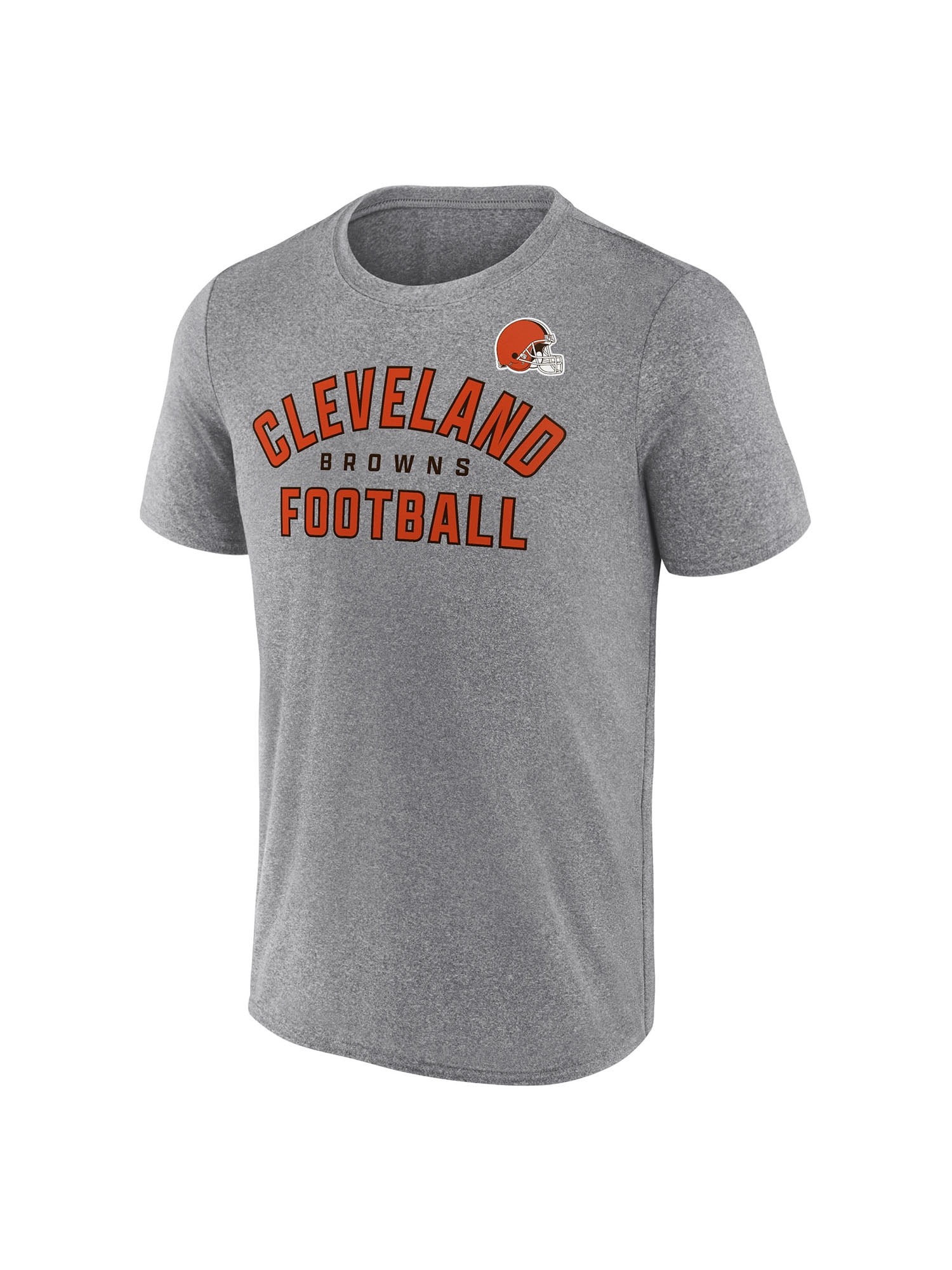 NFL Men's Cleveland Browns Synthetic Gray Short Sleeve Arch Logo T-Shirt – All 32 Teams Available