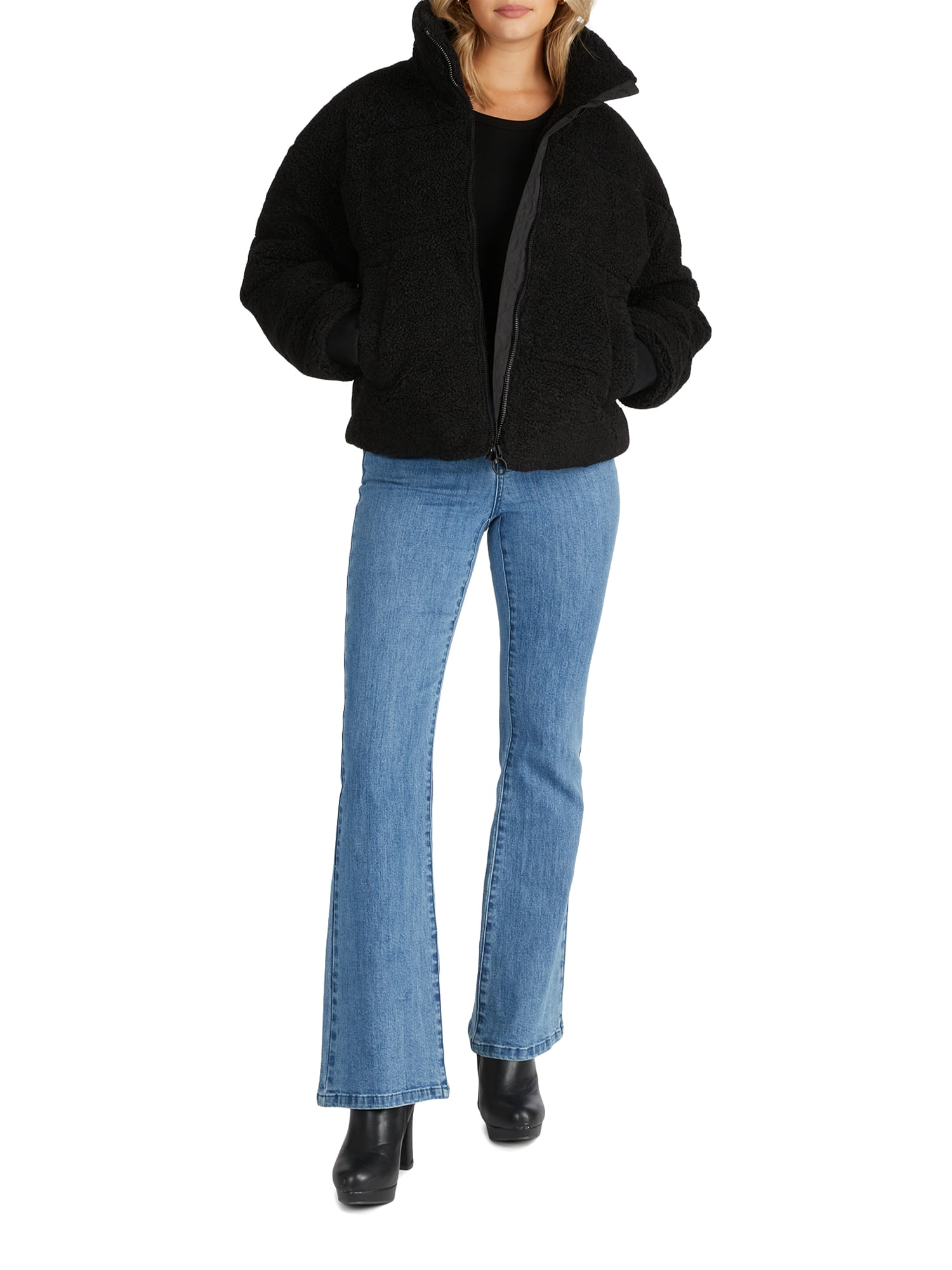 NVLT Women's Berber Puffer Jacket