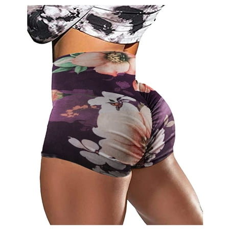 

Tie Dye Workout Shorts for Women Scrunch Butt Lifting High Waisted Yoga Gym Seamless Booty Biker Shorts