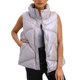 thumbnail image 5 of Gibobby Chalecos de mujer de vestir, Chaleco corto con cuello alto para mujer, sin mangas, ligero(Caqui,M), 5 of 5
