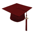 thumbnail image 4 of Unisex Matte Graduation Cap Gown Tassel Package, High School and University, 4 of 4