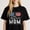 Black-3, variant on Best Mom Happy Mothers Day Printing T Shirt Tee
