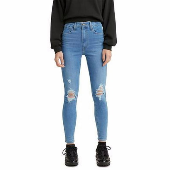 Levi’s Women’s Mile High Super Skinny Jeans in Short Length, Blue, 25