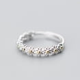 thumbnail image 5 of Fiaya Women Cute Daisy Flower Ring, Sunflower Stacking Statement Band, Daily Jewelry Accessories for Women Valentine's Jewelry Gifts, 5 of 8