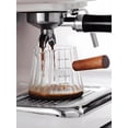 thumbnail image 2 of Espresso cups 180 ml, espresso accessories, espresso cup, espresso glass with V-shaped opening, ribbed milk frothing jug, glass measuring cup, 2 of 4