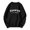 A1#-Black, variant on Women Country Letter Print Crewneck Sweatshirt - Lined Long Sleeve Top, Casual Fall Winter(Black-S)