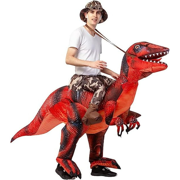 GOOSH 63 inch Inflatable Dinosaur Costume, Funny Halloween Costumes