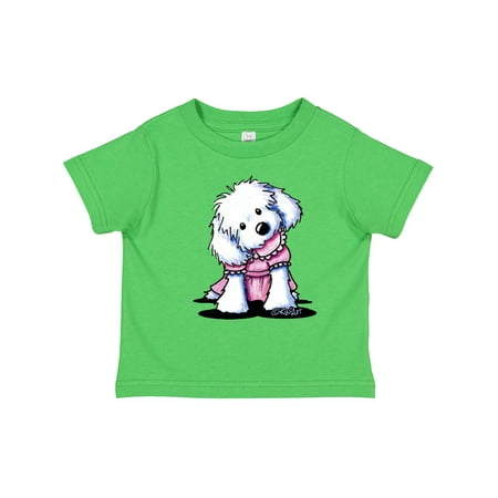 

Inktastic Maltese Girl in Pink Gift Toddler Toddler Girl T-Shirt