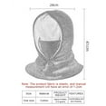 thumbnail image 3 of Warm Hood Face Cover Bike Hat Fleece Winter Ski Mask for Men Women, 3 of 8