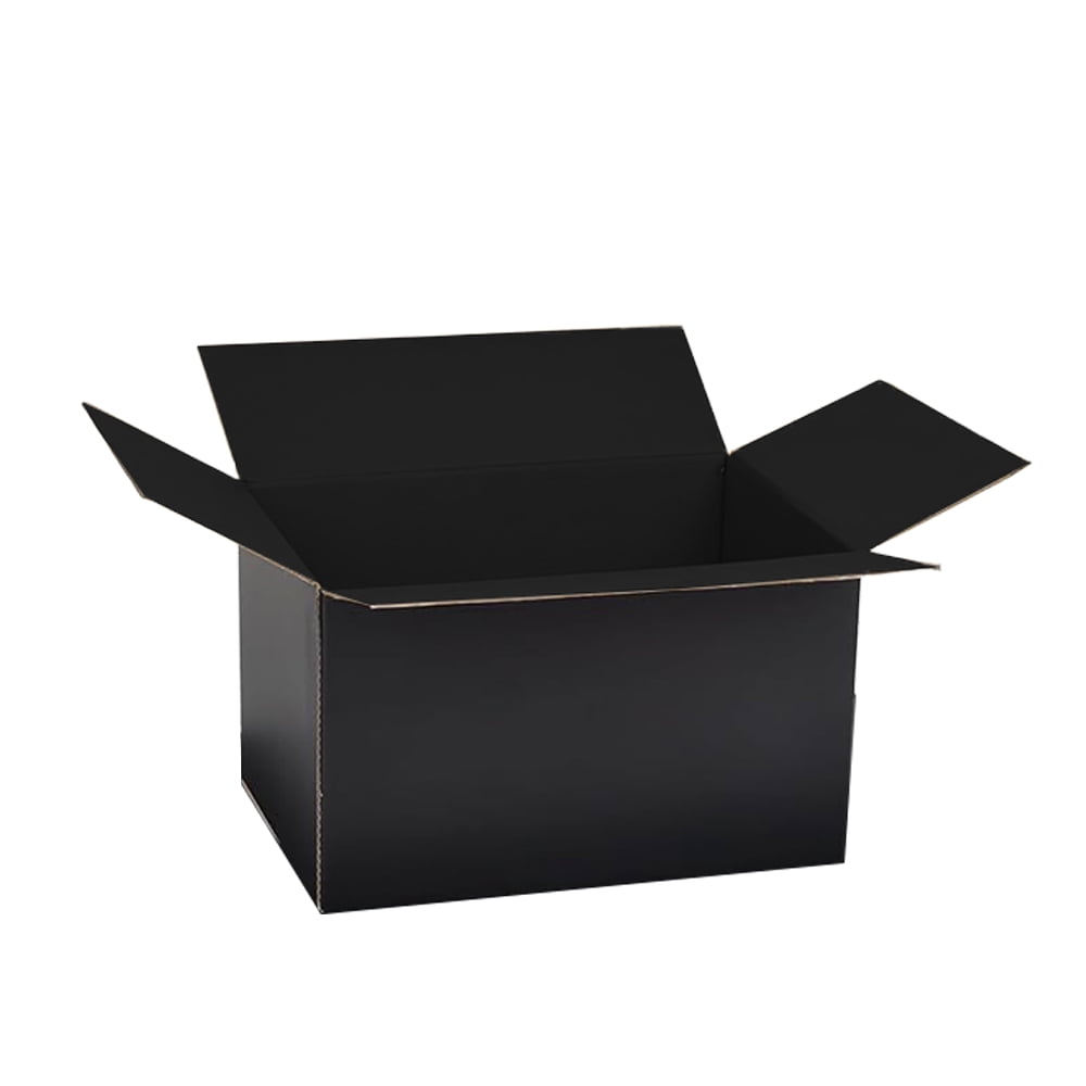 Ucanpack Corrugated Shipping Boxes 7x7x5, 25 Pack – Black Cardboard Packaging for Shipping, Moving, Storage, Small Business – E-Flute, 3/32" Thick, Made in USA, Recycled