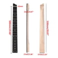 thumbnail image 4 of Guitarra De Viaje Con Mango Sin Acabado, 6 Cuerdas Para Cuel esquí esquí Gafas de esquí, 4 of 5