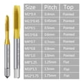 thumbnail image 2 of MYG HSS Titanium Coating Screw Tap Drill Bit M2- Metric Straight Flute Thread Tap, 2 of 9