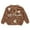/A1Brown218, variant on MEZZALL Baby Kids Girls Cardigan Long Sleeve Kids Button Sweater Girl Crew Neck Cardigans Sweater Soft Knitwear Child Dailywear