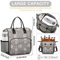 thumbnail image 5 of Pioneer Flower Floral Print Pattern Womens Lunch Box for Work,Insulated Large Lunch Bag,Leakproof Adult Lunch Bag for Work,Beach,Travel,Picnic,Camping, 5 of 6