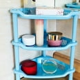 thumbnail image 7 of SPRING PARK 3 Layer Square Triangular Corner Storage Organizing Caddy Stand for Bathroom, 7 of 7