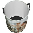 thumbnail image 3 of Custom Laundry Basket Personalized Laundry Hamper with Photo Text Logo Customized Waterproof Collapsible Dirty Clothes Baskets for Bedroom Bathroom Living Room Barbershop, 3 of 8