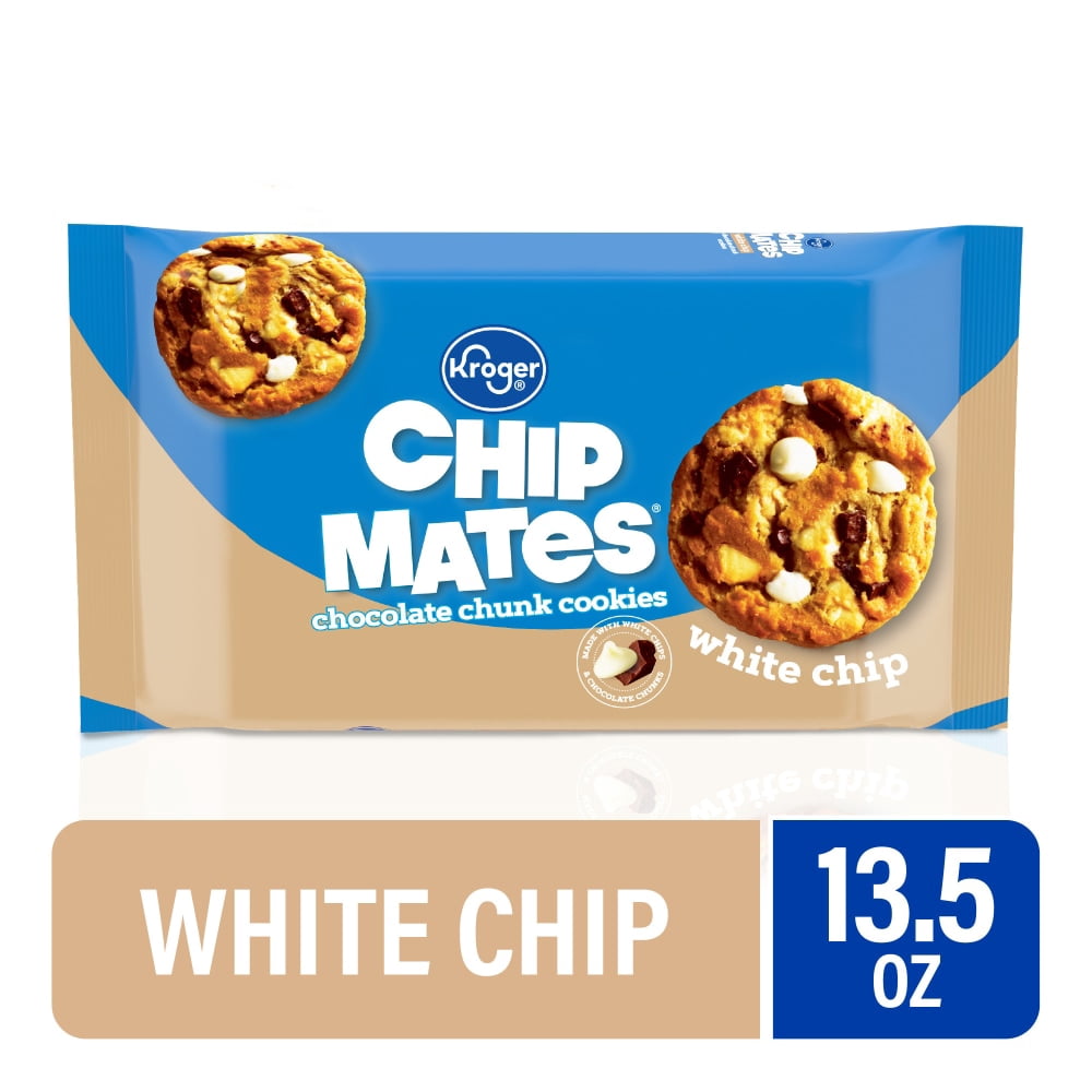 Kroger ChipMates White Chocolate Chip Cookies 13.5 oz - 5 Pack