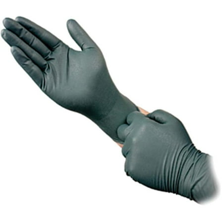 Flock-lined Nitrile Gloves- Large- 50 Per Box