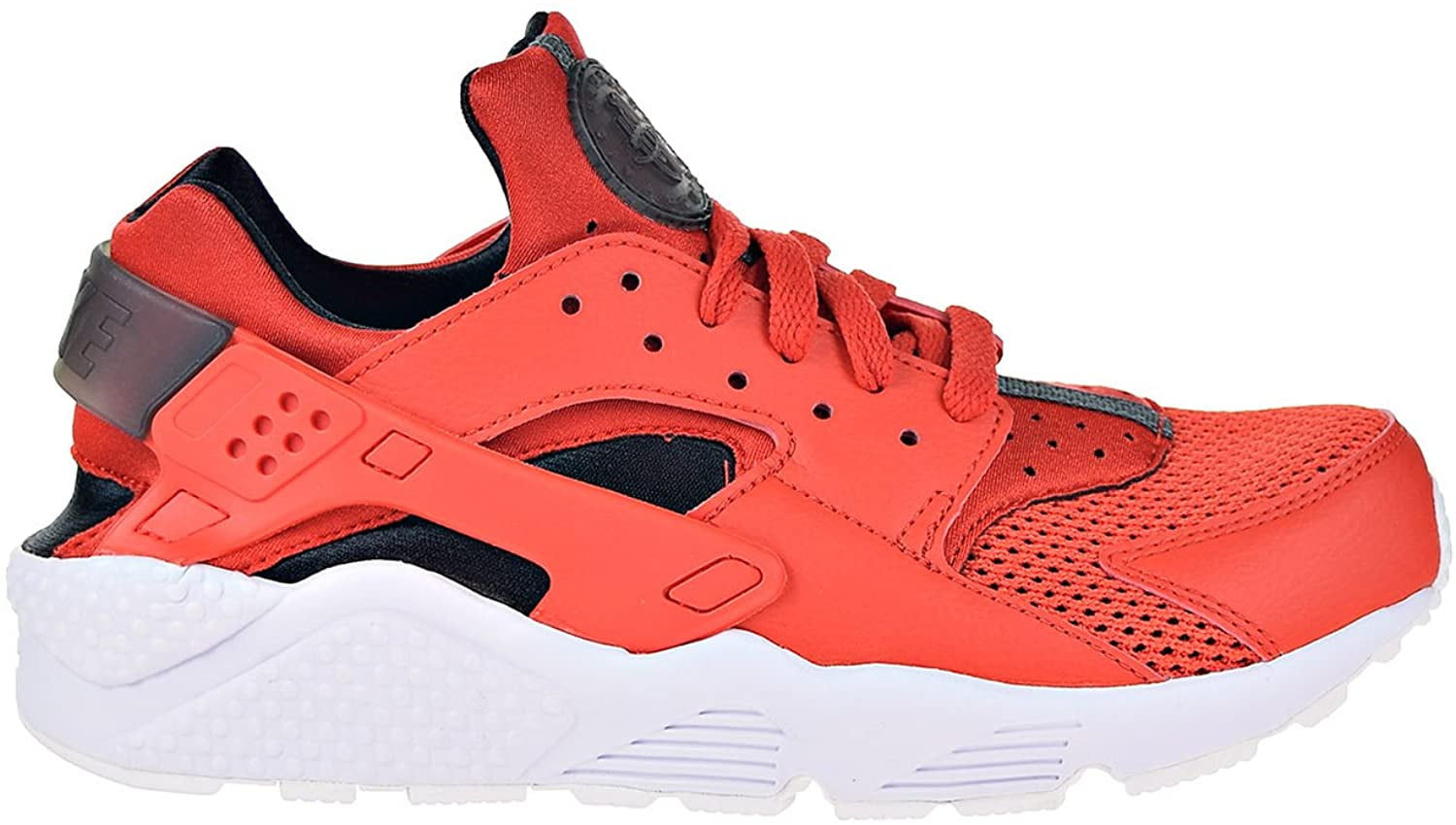 black and red huaraches mens