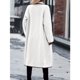 thumbnail image 1 of Chaqueta larga para mujer, abrigo con solapa para mujer, abrigo largo de invierno para mujer, rendimiento potente, 1 of 5