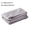 thumbnail image 2 of Boreal Craft Soft Flannel Blanket Air Conditioner Companion Solid Color Nap Mat Compact Microfiber Throw For All Seasons Thick Winter Blanket Blankets Full Size Dark Throw Blanket Throw for Couch Mens, 2 of 4