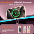 thumbnail image 2 of Funda magnética para iPhone 12 Pro Max, compatible con MagSafe, diseño de marco ondulado transparente, funda de borde suave, bonita funda protectora mate transparente a prueba de golpes, 2 of 6