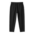 thumbnail image 4 of Zpzdpjkx Mens Jogger Pants Drawstring Elastic Waist Side Pockets Cuffed Hems Lightweight Daily Home Walking Casual Trousers Solid Colors Sweatpants for Men, 4 of 4
