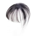 thumbnail image 3 of Flequillo sintético con clip, extensiones elegantes para mujeres, postizos para el cabello. Negro, 3 of 9
