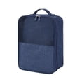 thumbnail image 1 of Matsuzay Bolsa de almacenamiento para zapatos, suministros para el hogar, organizador de zapatos, tamaño compacto, gran capacidad, multicolor, Almacenamiento y organización del hogar Azul marino, 1 of 6