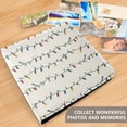 thumbnail image 3 of Photo Album 11.8x11.2 Inch Leather Cover Photo Book Scrapbooking Albums for Weddings Birthdays Anniversaries Colorful Christmas Lights Pattern, 3 of 9