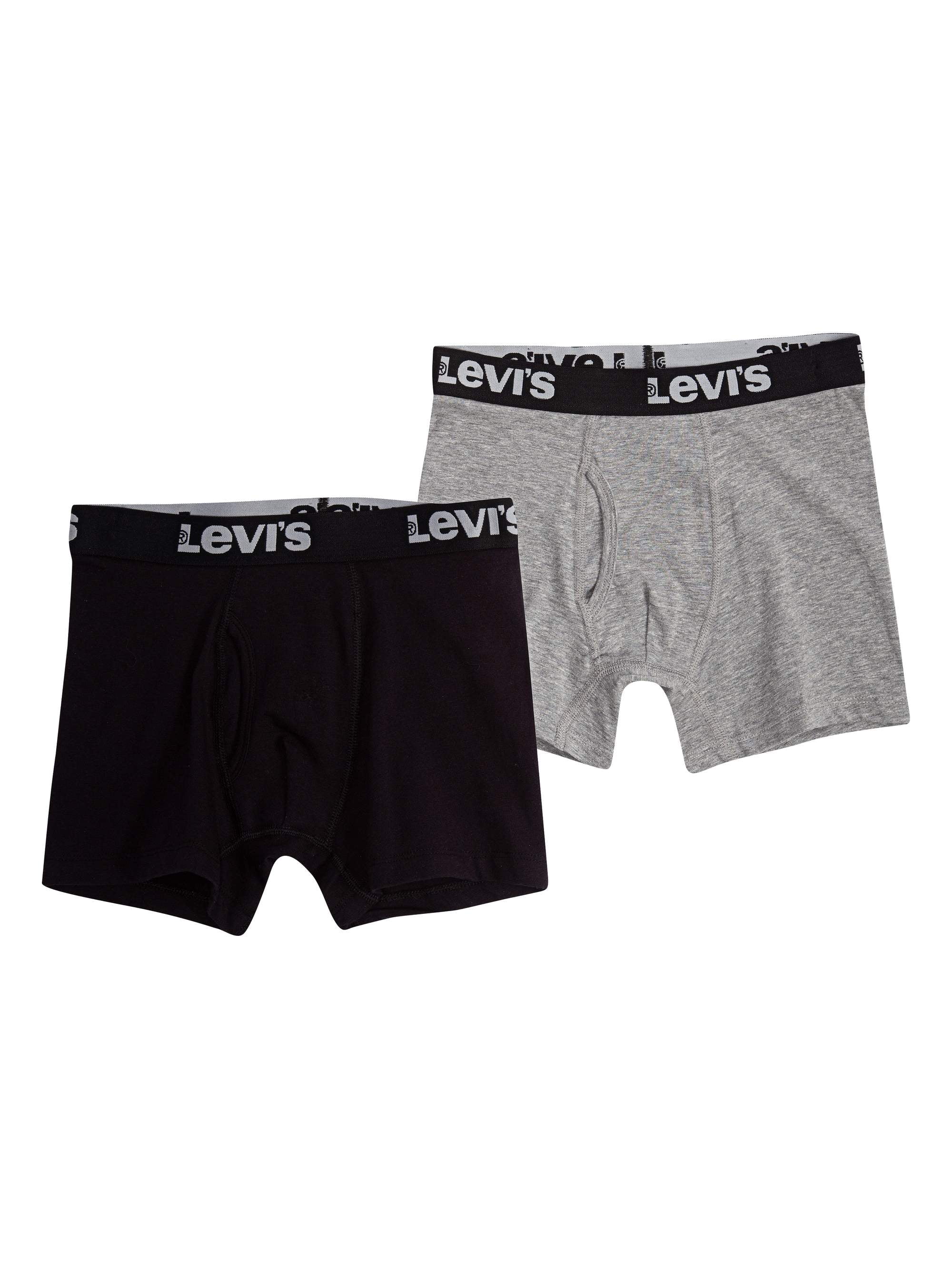 Levi's Levi’s® Boys’ Underwear; 2 Pack Cotton Blend Boxer Briefs (Big
