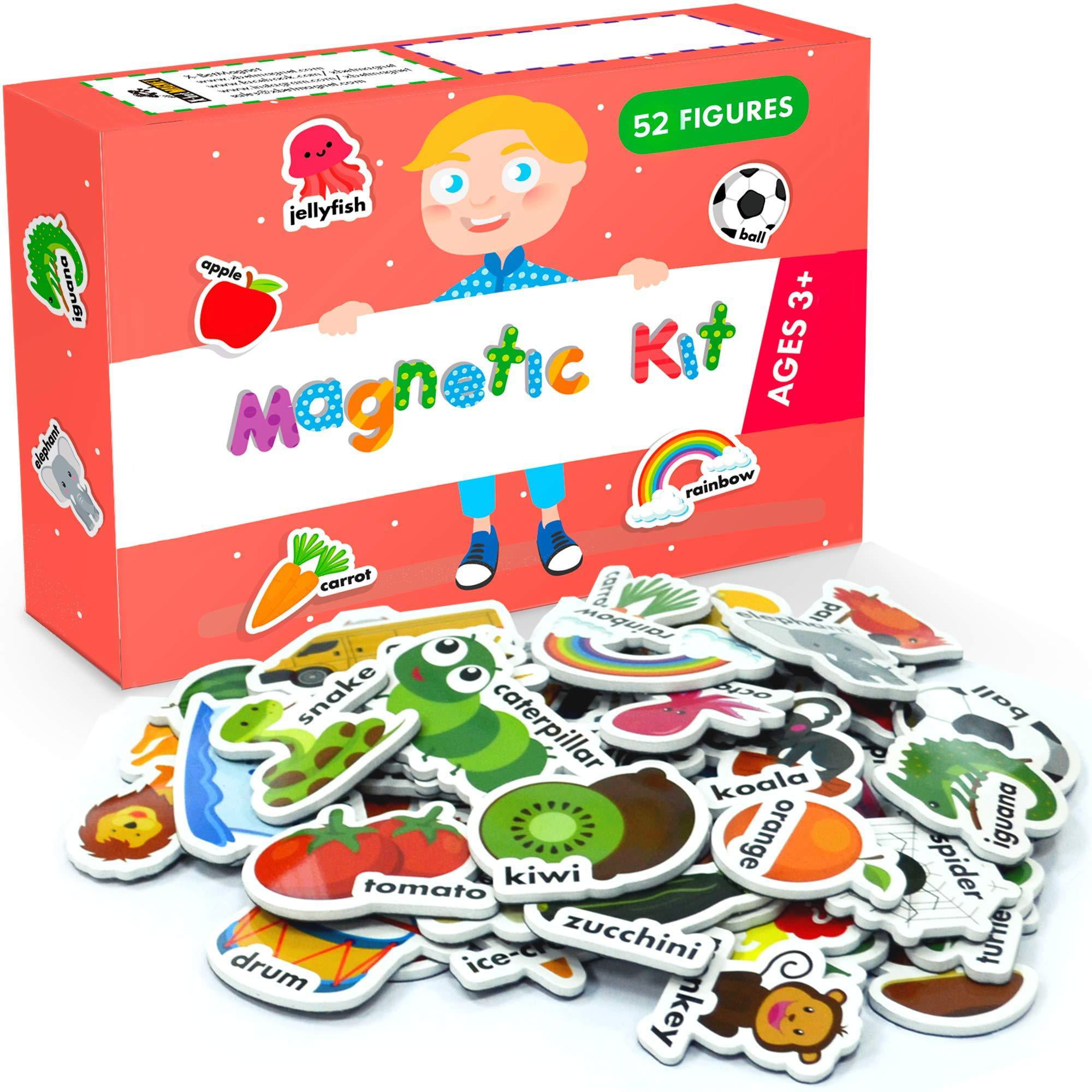 12 Pcs/Set Fridge Magnets Kids Animal Cartoon Magnetic Refrigerator Magnets USA 