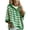 Green, variant on Pullover Sweaters for Women Oversized Hooded Side Slit Knit Winter Fall Clothes 3/4 Sleeve Striped Trendy Lightweight Casual Drawstring Sweater Pullover Green M