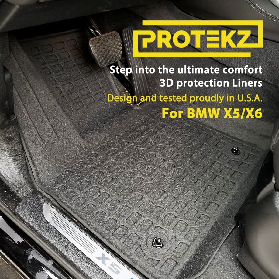 Protekz 3D All Weather Floor Mats / Liners custom fit for Select BMW X5