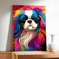 thumbnail image 3 of Japanese Chin Watercolor Dog Art Print Poster, Wall art Painting Decor, Puppies Colorful, Puppy Pop Art Home Decor Artwork For Bedroom Living Room Bathroom Decor,, 3 of 5