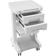 thumbnail image 3 of Mobile Trolley Cart with 2 Drawers Tool Tray Universal Wheels, Professional Utility Cart Ultrasound Imaging Scanner Beauty Storage Rolling Cart for Home Hospital Office Clinic (Grey), 3 of 9