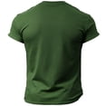 thumbnail image 3 of TQWQT Men's 250 Years USA Patriotic T-Shirt 1776-2026 American Flag Jet Fighter Short Sleeve 4th of July Shirt Crew Neck Summer Workout Tops USA Flag Graphic Tees Army Green M, 3 of 3
