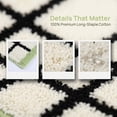 thumbnail image 3 of REGALWOVEN Bathroom Rugs Checkered Extra Soft Absorbent Plush Bath Mat, Non Slip Machine Washable Green 24" x 16", 3 of 6