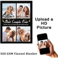 thumbnail image 3 of Custom Blanket with Photos Personalized Valentines Day Gifts for Him Her Customized Soft Flannel Blankets with Pictures Text Personalized Blankets and Throws for Boyfriend Girlfriend Blankets, 3 of 5