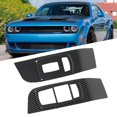 thumbnail image 1 of Door Window Switch Panel Frame, Carbon Fiber Color Enhanced Protection Window Control Switch Panel Trim Seamless Fit  for Cars, 1 of 7