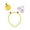 Chicken rabbit tail, variant on FENOHREFE Chicken Rabbits Ears Hairband Photo Props Easters Hair Hoop Headband Party Headpiece Fun Headbands for Music Festival