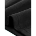 thumbnail image 5 of INSPIRE CHIC Women's Faux Suede Skirt High Waist A-Line Midi Casual Skirt S Black, 5 of 6