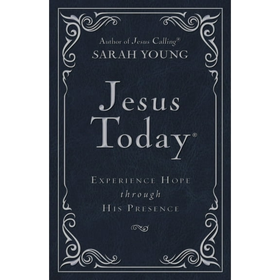 Pre-Owned Jesus Today Deluxe Edition, Leathersoft, Navy, with Full Scriptures: Experience Hope Through His Presence (a 150-Day Devotional) - The Perfec... (Imitation Leather) 1400322901 9781400322909