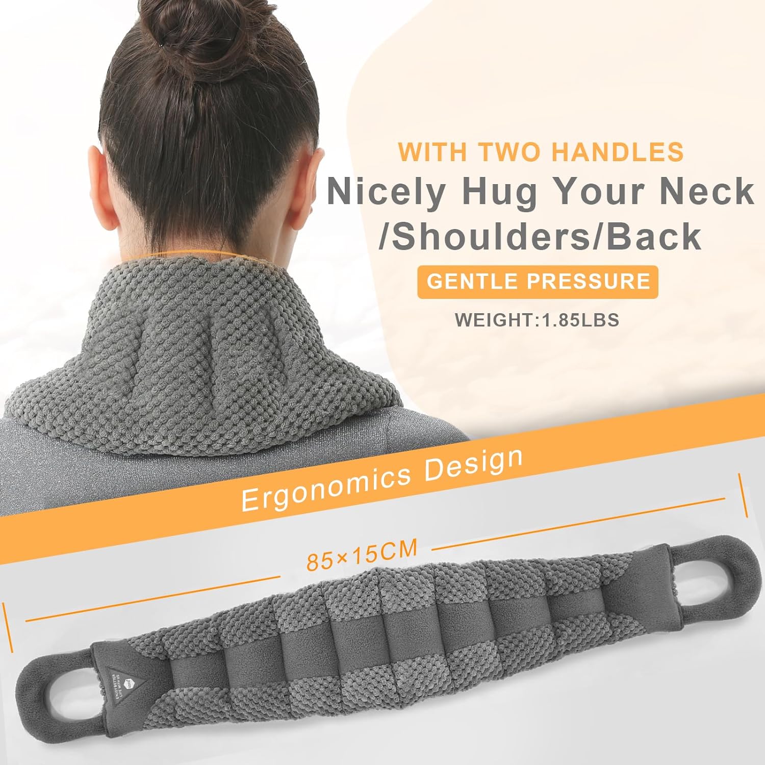 UNCN Microwavable Heating Pad Neck Shoulders Back photo 6